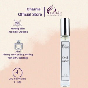 Nước hoa nam charme cool water 10 ml