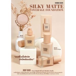 Kem nền silky matte sivanna colors hf118 no.01