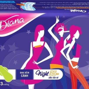 Diana supernight quick absorption with wings sanitary pad 29cm 4 pads포스기 제품명 tên sp kiotbăng vệ sinh diana ban đêm siêu thấm cánh 29cm 4 miếng
