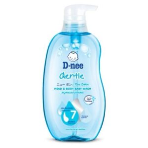 Dầu gội tắm toàn thân em bé d-nee pure xanh 380 ml