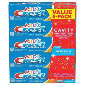Lốc 5 kem đánh răng cho bé crest kids cavity protection 130g – mỹ