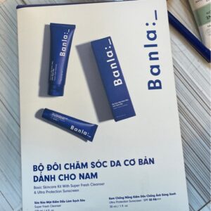 Bộ đôi chăm sóc da cơ bản dành cho nam banla