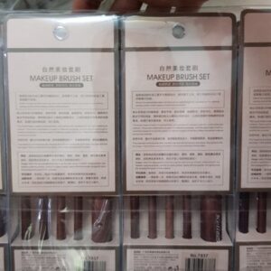 Bộ cọ trang điểm cán gỗ keli 5 cây 7837