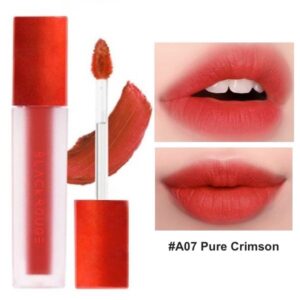Son kem lì black rouge air fit velvet tint a07 pure crimson - đỏ cam đào
