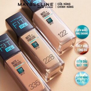 Kem nền maybelline fit me matte + poreless 16h oil control 30ml 115