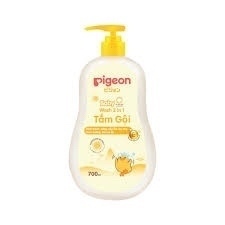 Sữa tắm gội pigeon hoa hướng dương 700ml màu vàng