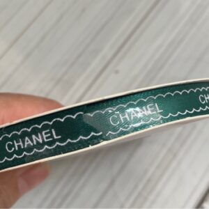 Ruy băng xanh chữ chanel