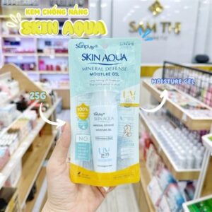 Chống nắng skin aqua vật lý mineral defense moisture gel 25g