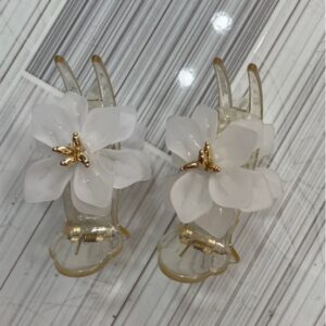 Kẹp gấp bông trắng