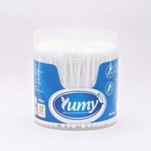 Bông tăm yumy thân nhựa hộp vát to người lớn200 pcs