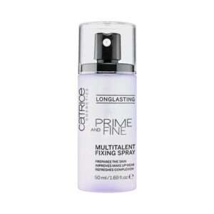 Xịt khoáng khóa nền catrice prime and fine multitalent fixing spray