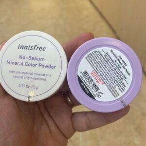 Phấn bột khoáng làm đều màu da innisfree no sebum mineral color powder #01 violet