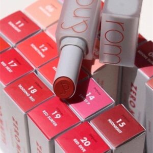 Son thỏi siêu mịn, siêu nhẹ môi romand new zero matle lipstick #18 tanning red
