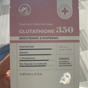 Mặt nạ prettyskin glutathione 350 dưỡng da giúp làm trắng da, dưỡng ẩm da , mờ thâm , tàn nhang,phù hợp với da thâm đen , thâm đỏ