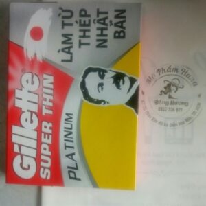Lưỡi lam gillette® super thin 5 cái /20 làm từ thép nhật bản