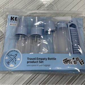 Bộ chiết mỹ phẩm keli kèm lược