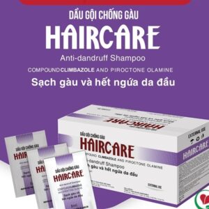 Dầu gội sạch gàu haircare hộp 50 gói x 6ml