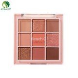 Bảng phấn mắt peach c - soft mood eyeshadow palette soft coral