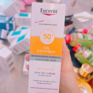 Kem chống nắng phổ rộng cho da mụn dạng gel eucerin 50+