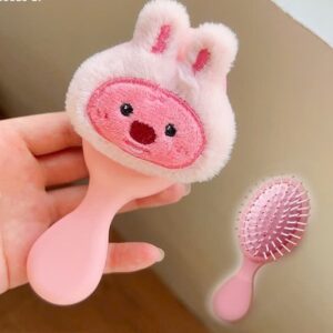 R202 lược gai có tay cầm gấu bông loopy thỏ