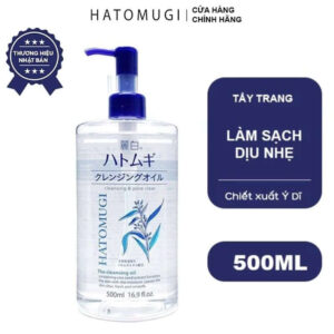 Dầu tẩy trang hatomugi nhật bản chai 500ml