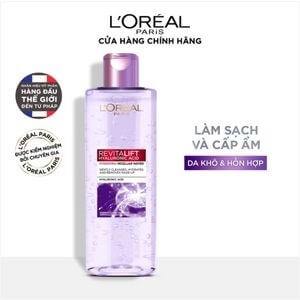 Nước tẩy trang siêu cấp ẩm & giảm nếp nhăn l'oreal paris pure revitalift hyaluronic acid 1.5% 400ml