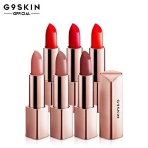 Son thỏi lì chất siêu mịn, thiết kế siêu xịn g9skin first v-fit lipstick 01 đỏ tươi