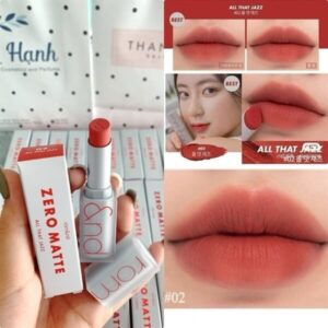 Son thỏi siêu mịn romand new zero matte lipstick no.02 all that jazz