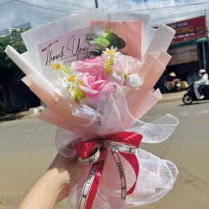 [Nhiều mẫu] Bó hoa sáp 5-7 bông